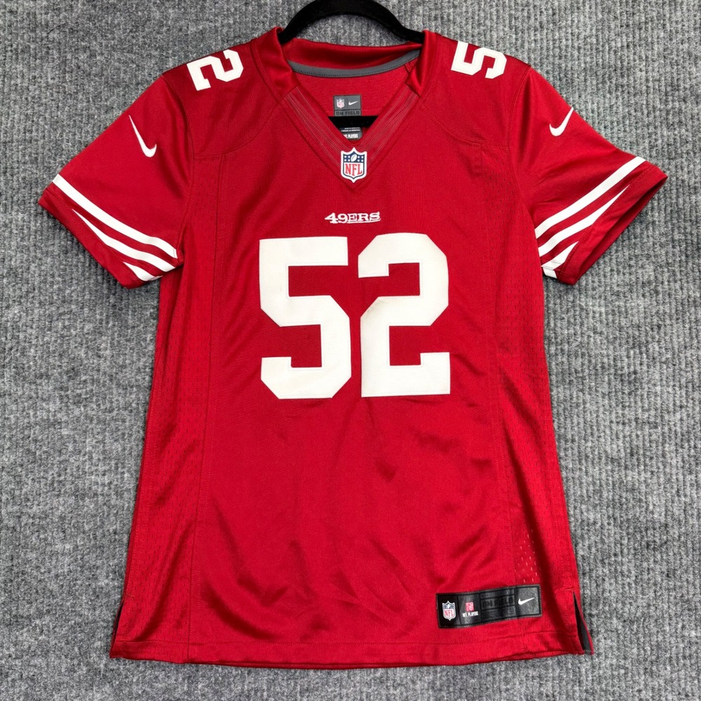 Nike San Francisco 49ers Patrick Willis 52 Jersey Red Small NFL On Field